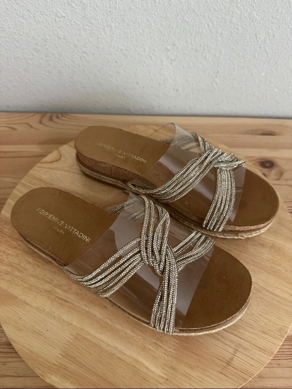 Adrienne Vittadini Proove Womens Round Mules